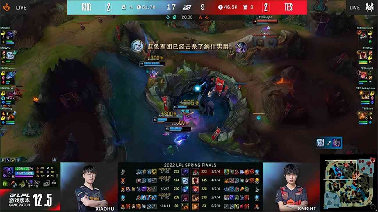 LOL-LPL：三线发力无人可挡，RNG 3-2击败TES夺得LPL春季赛冠军