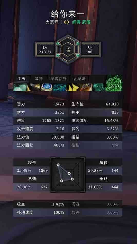 魔兽世界9.2：奶僧纯集合石3200 个人理解向教学