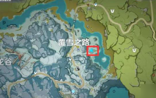 原神雪山石碑位置图图片